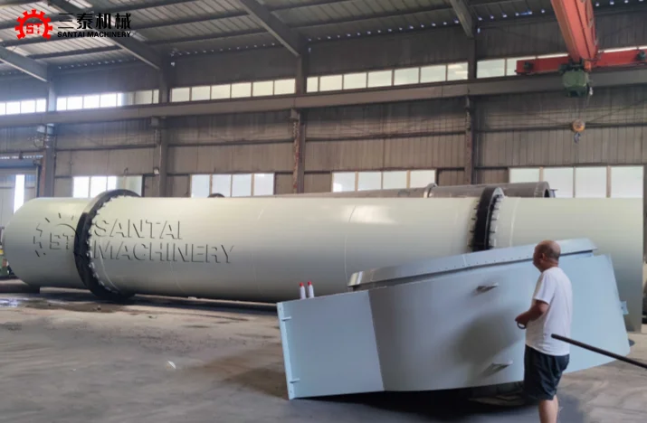 New Type Cement Clinker Rotary Kiln 200 T/d Bauxite Stainless Steel Rotary Kiln