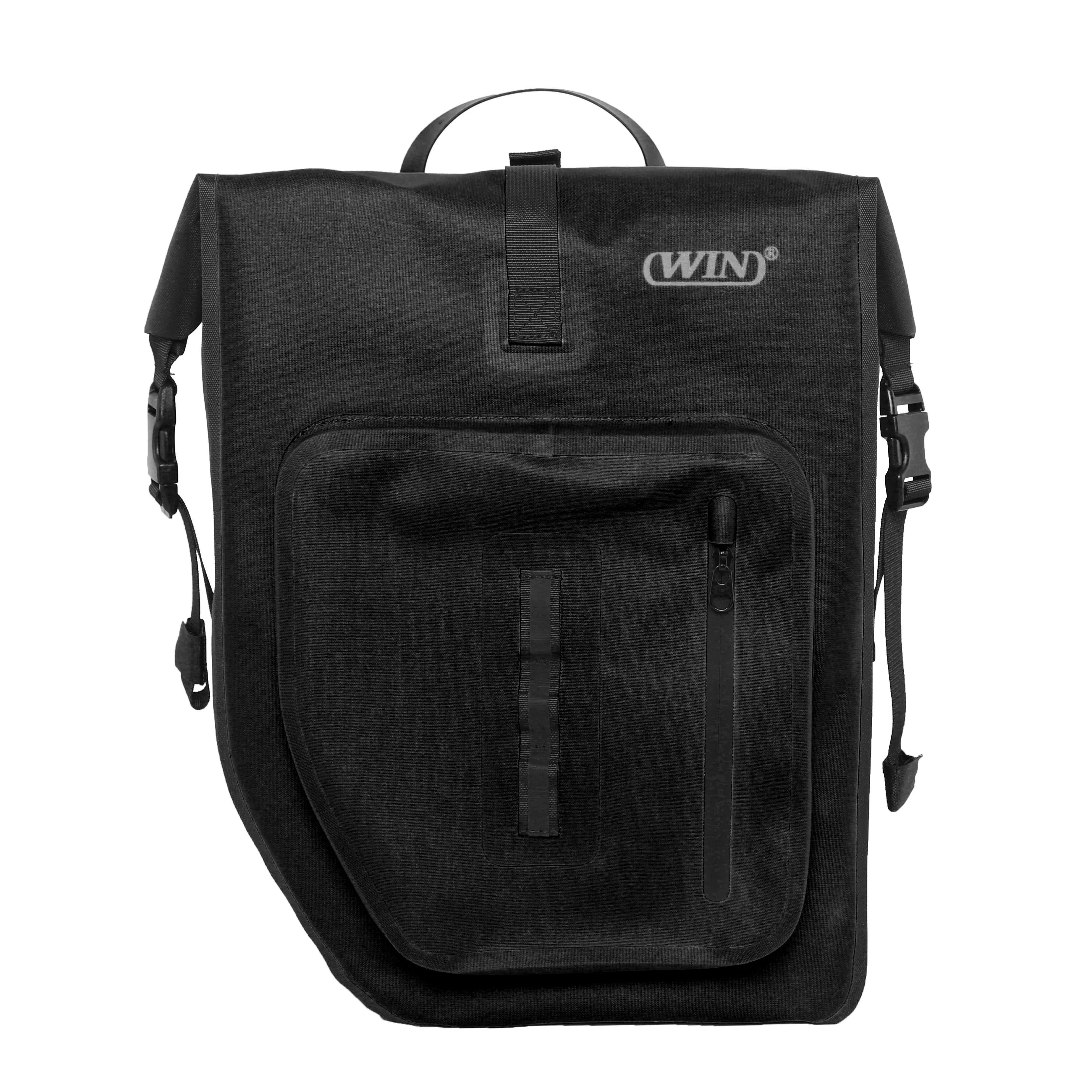 Custom PVC Free Durable Water-resistant Bike Pannier Bag