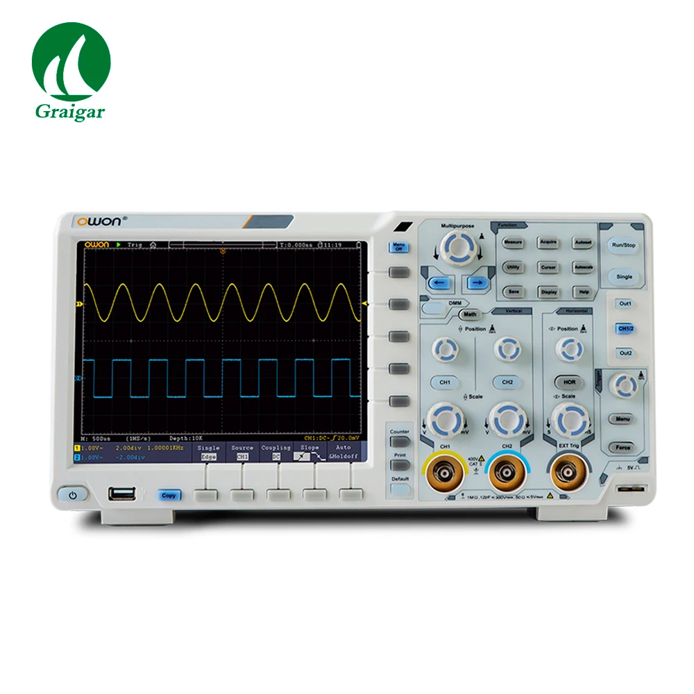Owon XDS3202E Digital Storage Oscilloscope 2 Channels 200Mhz 1GS/s Sampling Rate (1600154573881)