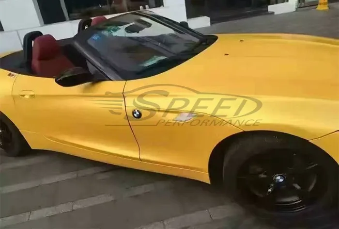 Hot Sales Air bubble free anti- scratch 1.52*18m Matte Metallic Yellow Car Wrap Film Vinyl Wrap
