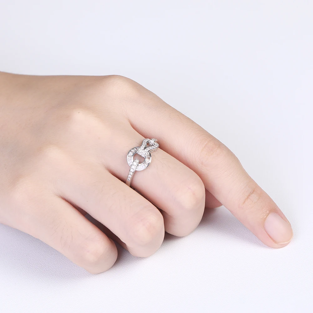 Sun Star High Fashion Jewelry Design Natural Diamond Paved White Gold Engagement Rings For Women