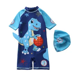 Wholesale Fashion Kids Swimsuit European Kids Swimwear For Boys Kids One Piece Swimwear