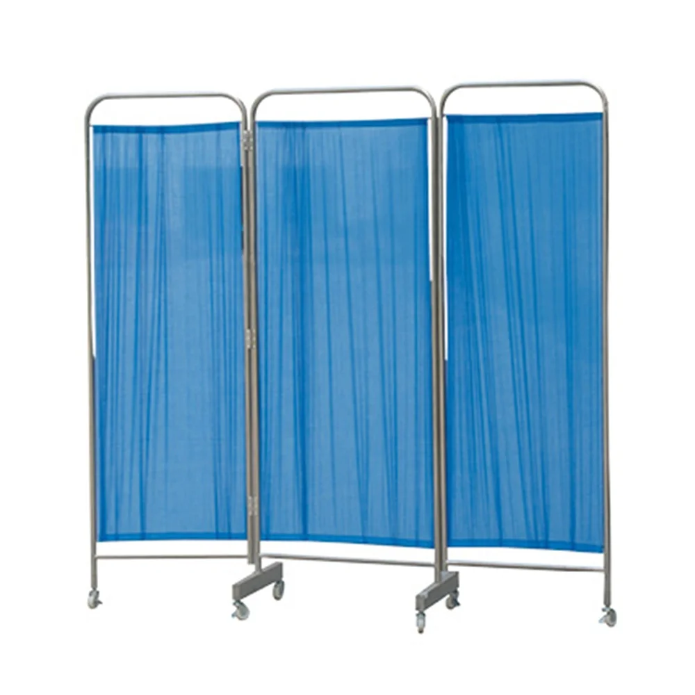 Medical Furniture Hospital Room Folding Screen 3/4/5 Folds Screen Medical Curtain Screen Hospital Bed Curtain