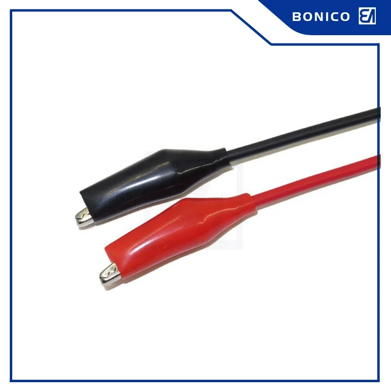 6MM Terminal With 40MM Crocodile Clip Safety Test Electrical Lead Wire Cable