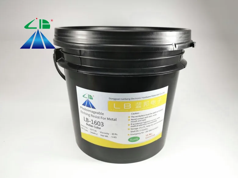 PCB plating etching resist ink for coat print