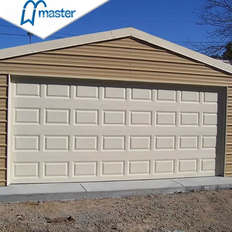 2023 wholesale standard modern style remote control automatic overhead sectional garage door with high quality