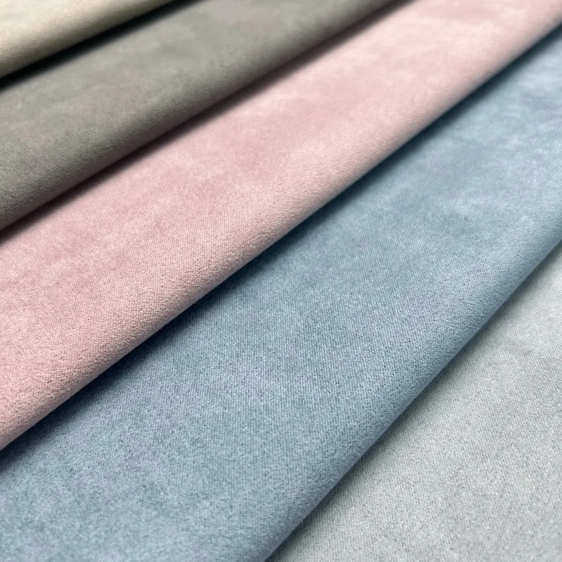 2023 Hot Selling Solid Suede Microsuede Microfiber 100%Polyester Suede Ultra Durable Fabric