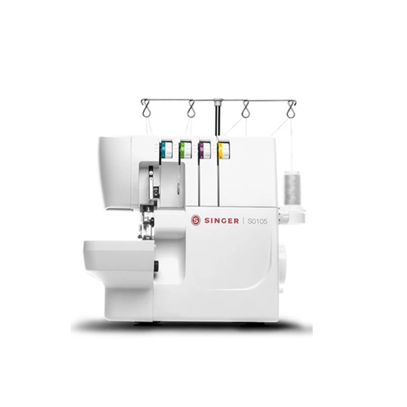 SINGER S0105 Domestic Overlock Heavy Duty Sewing Machine With Low Price With Automatic Thread Winding