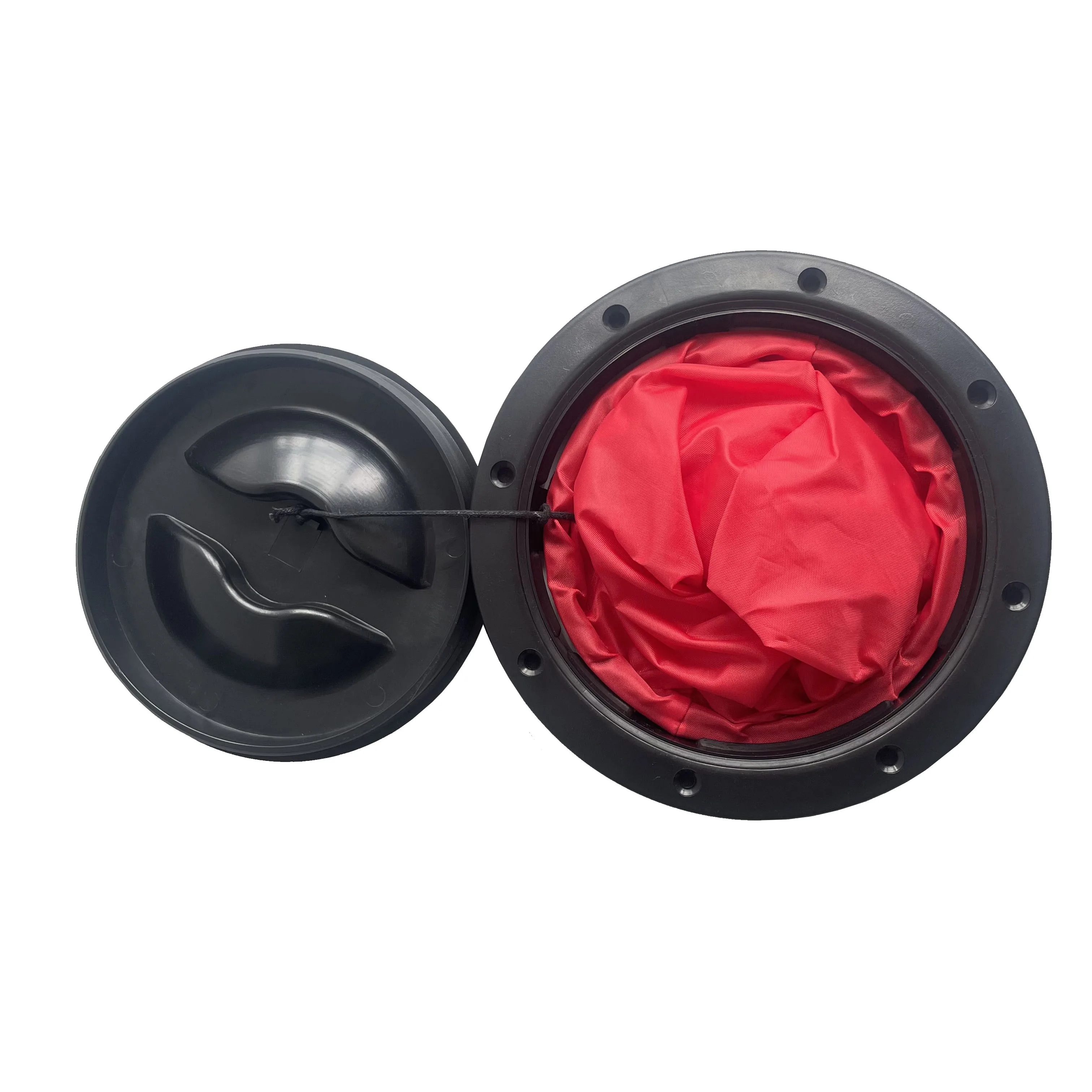6 Inch round hatch cover deck plate accessories hatch cover with red waterproof bag for fishing kayak boating