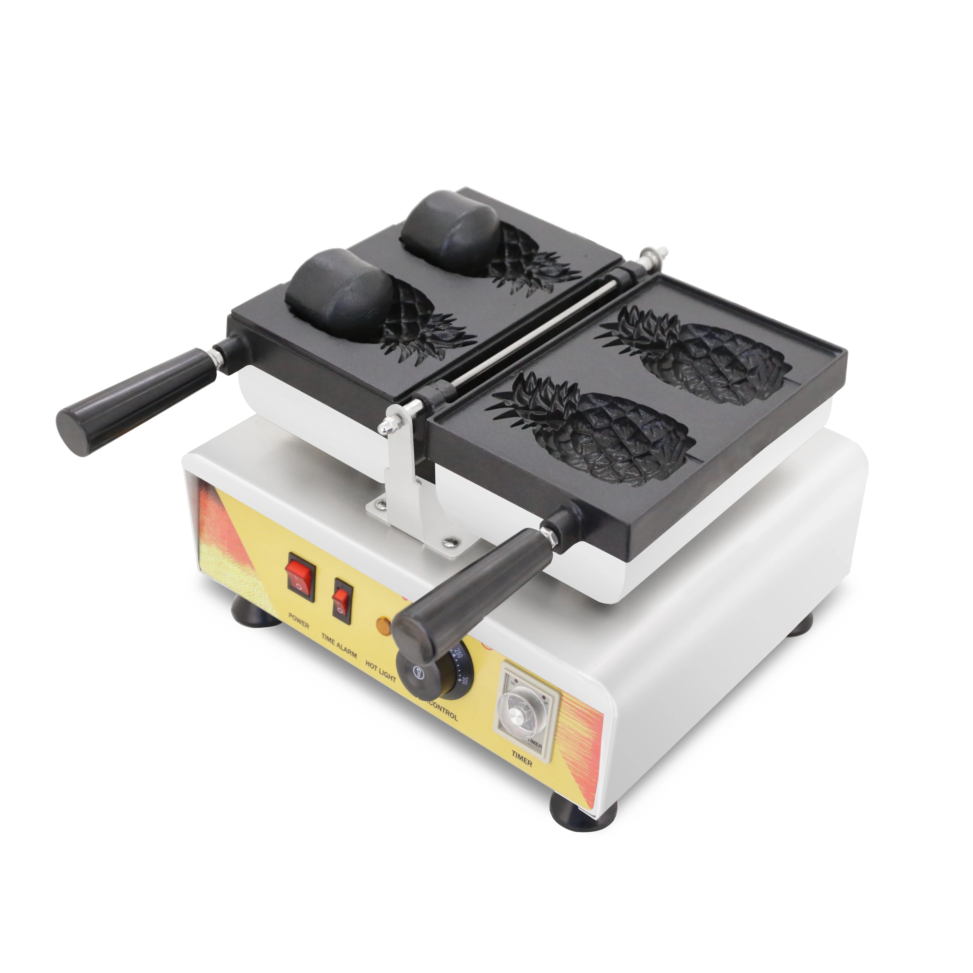 Pineapple Shaped Waffle Iron Ice Cream Cone Taiyaki Machine Custom Waffle mMaker