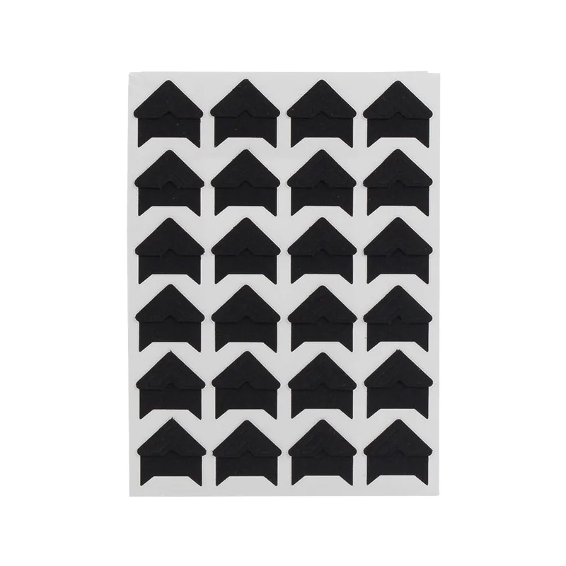 Kids Fashion Photo Corner Sticker, Cute Note Decoration Label