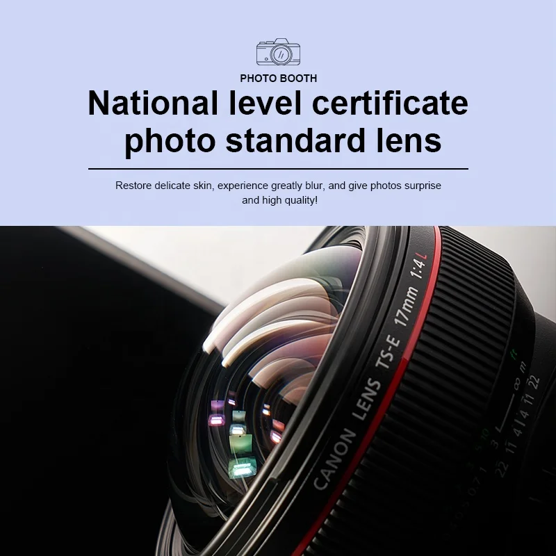 Free Standing New Selfie Booth Square Portable Vending Machine Art Photo Magic Back Drop Selfie Booth