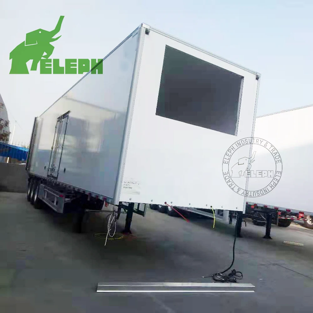 china refrigerated trailer trade low price used small refrigerated trailers for sale(11)