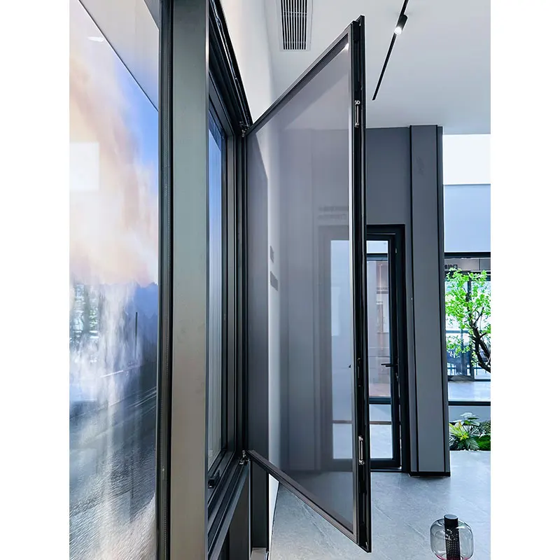 Customized Double Glass Impact Awning Windows Interior Blind Casement Window