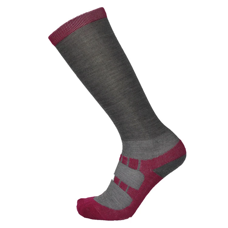 Custom Logo Plain Solid Color Knee High Cushion Equestrian Horse Riding Socks Men Women