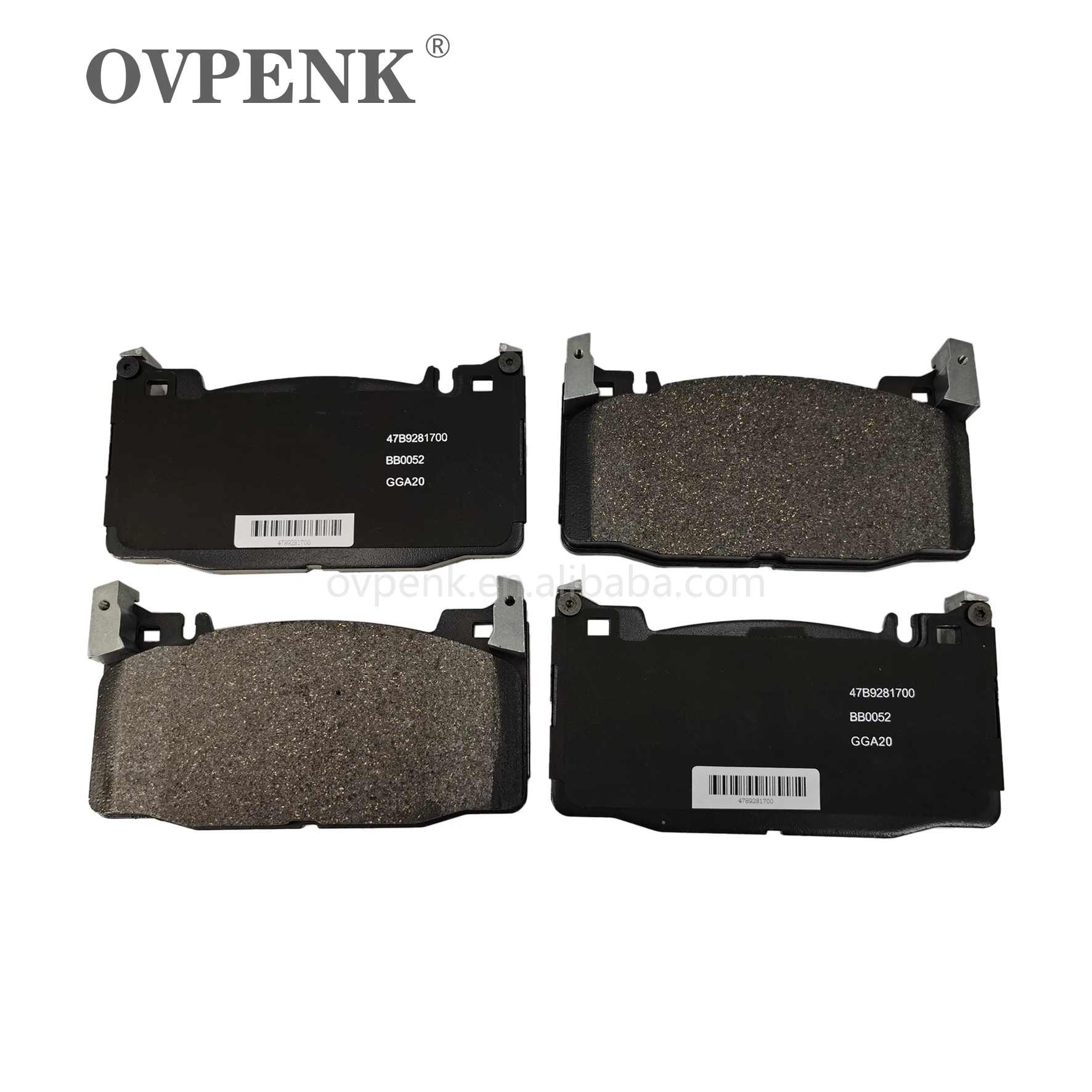 Front Brake Pad For MERCEDES BENZ S500 2017 OEM 0004204600 0004205700 0074204120 0084202620 D2048 for cast iron brake discs