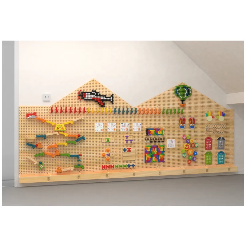 Educational Wall Mounted Interactive Wall Games Interactive Wall Play Systems for Kids Club and Early Learning Center