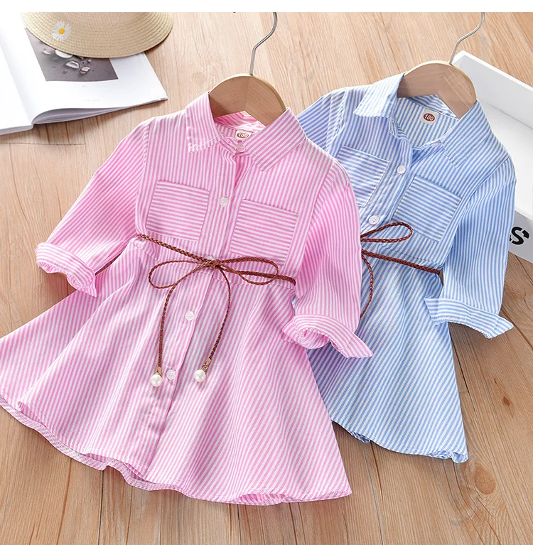 2-10 year Korean Casual Kids Clothes Girls Tiered Ruffle Sleeveless Summer Dress