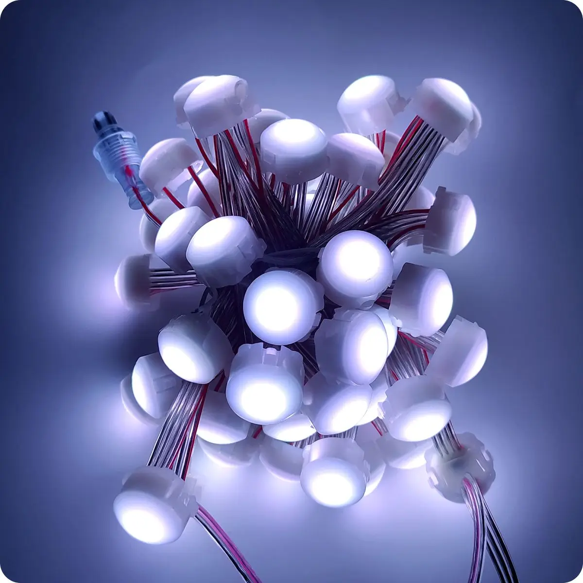 T20P50 LED grid screen flexible transparent irregular curtain wall ceiling pixel advertising display screen