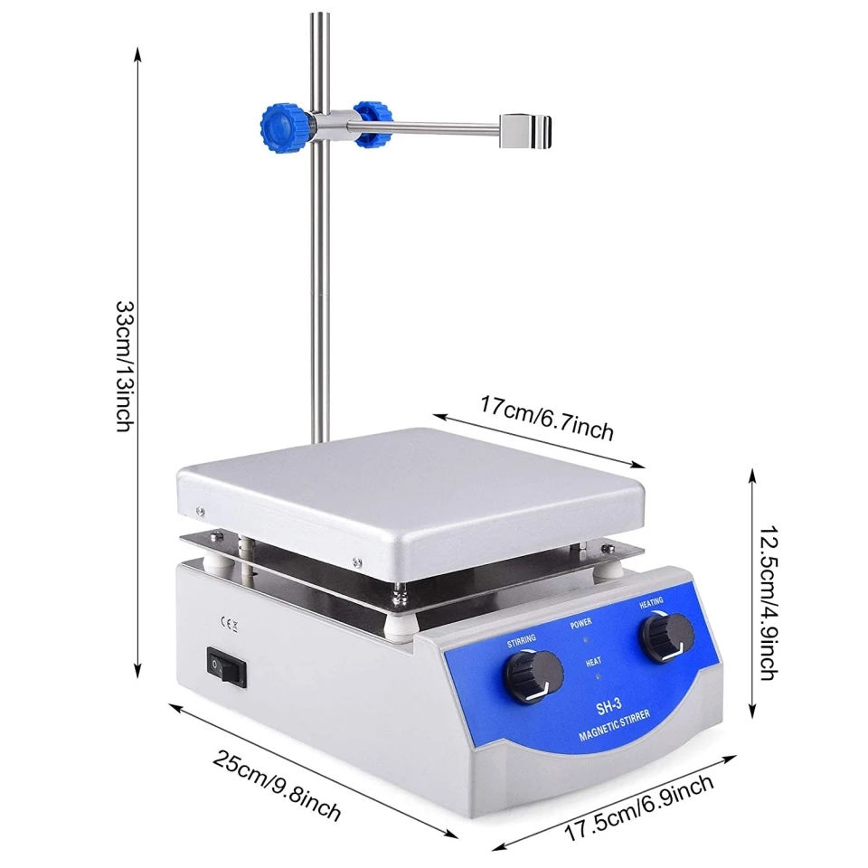 Larksci Digital Hotplate Magnetic Stirrer With Heating