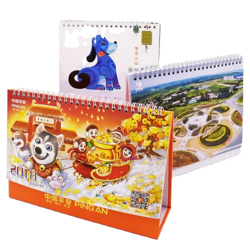 GIGO Book Printing Calendar Desk 2020 Printing Service Art Calendar Printing Custom