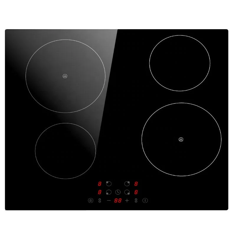 Electronic Stove Ceramic 4 Electric Hotplate Cooker with Electric Stove with Germany IGBT CE EMC Built in Hob 4 Zone Household