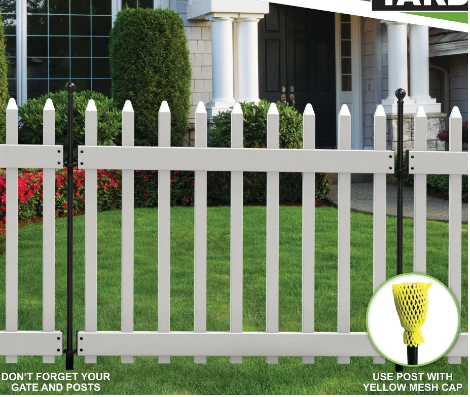 Wood Panel Fence Gate With Easy Install Full Set Parts