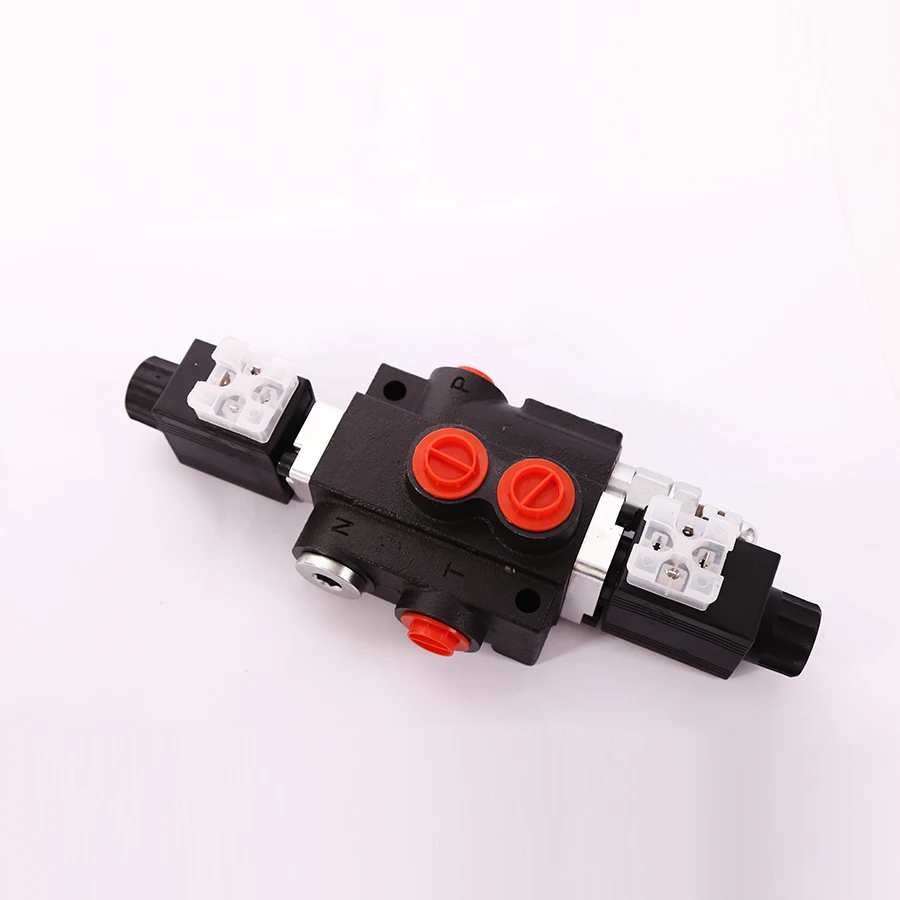Z50 Hydraulic Solenoid Selector  Diverter Valve with 6 ports Solenoid Operated Selector Valves for log splitter