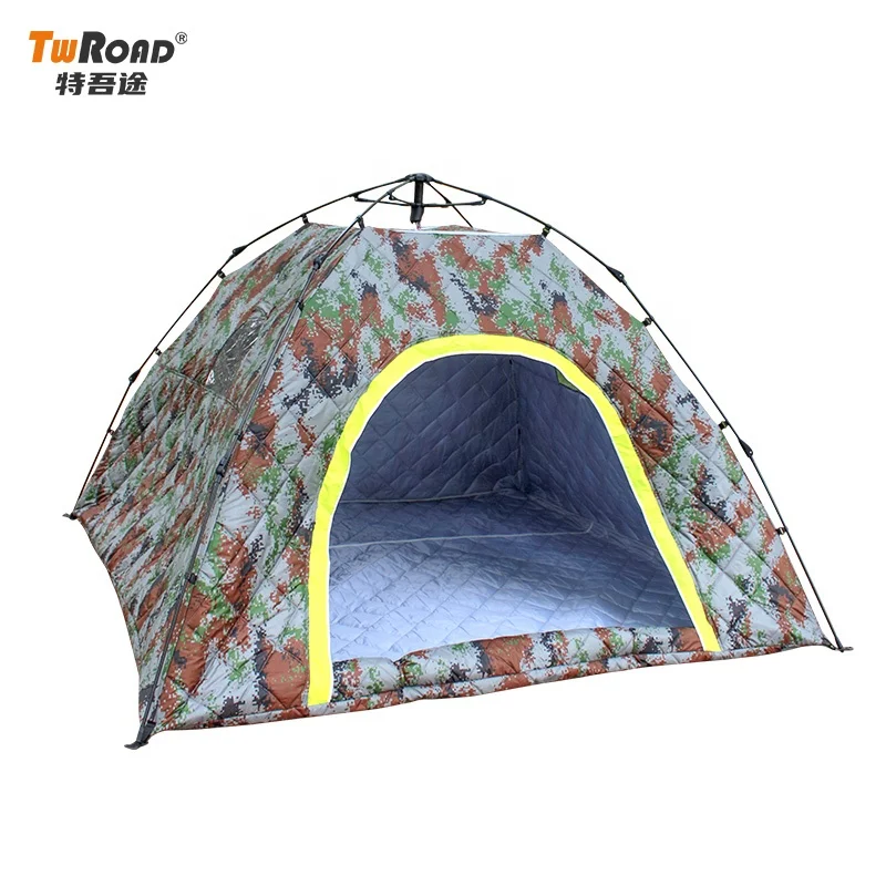 TWROAD Hot Sales winter outdoor army expedition tent big Room waterproof tent for fishing with ice cold camping