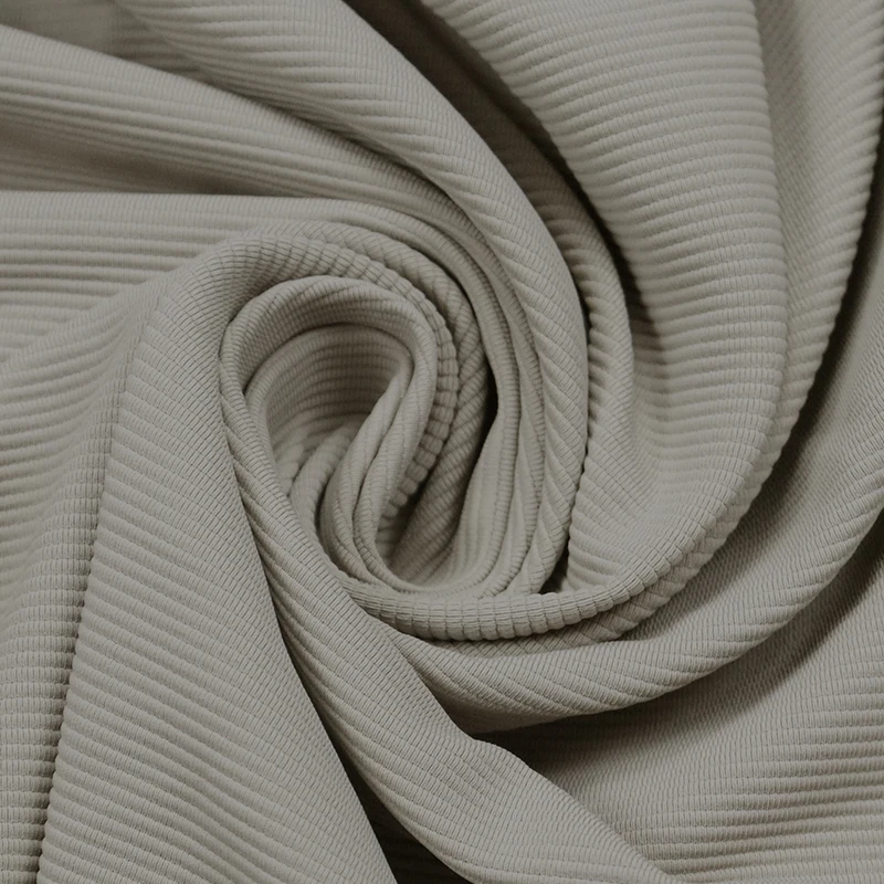 Nylon 75% Spandex 25% 40/40N Matte Weft Knitted High Elasticity Rib Fabric For Leggings/ Yoga