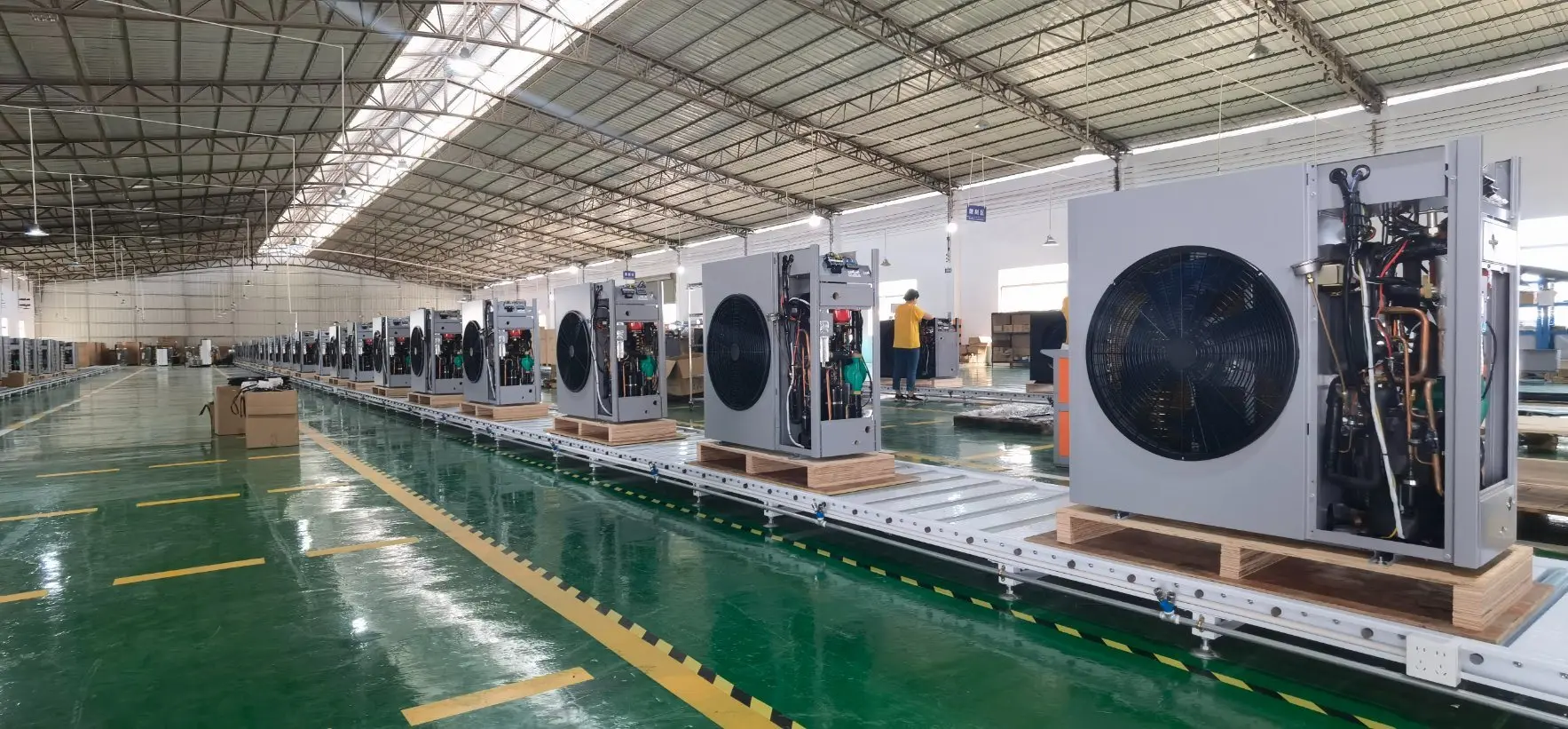 Home heating and cooling monoblok System 31kw 16 kw R290 monoblock air source heat pump for houses