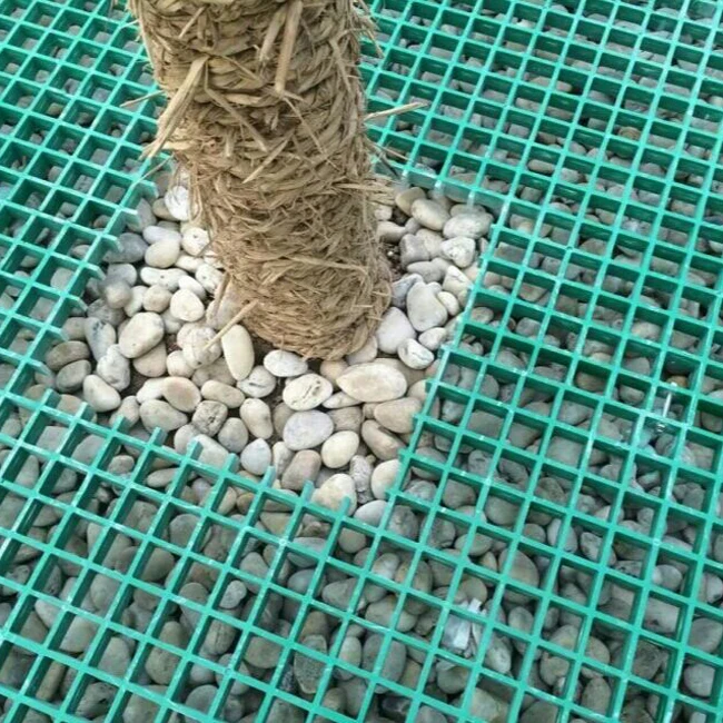 40*40mm Mesh Size Frp Plastic Composite Molded Floor Grating Anti-slip Fiberglass Panel Frp Grating