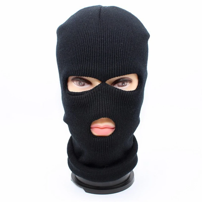 
Winter Knitting Beanie Cap Crochet Handmade Knitted Hats with face mask 