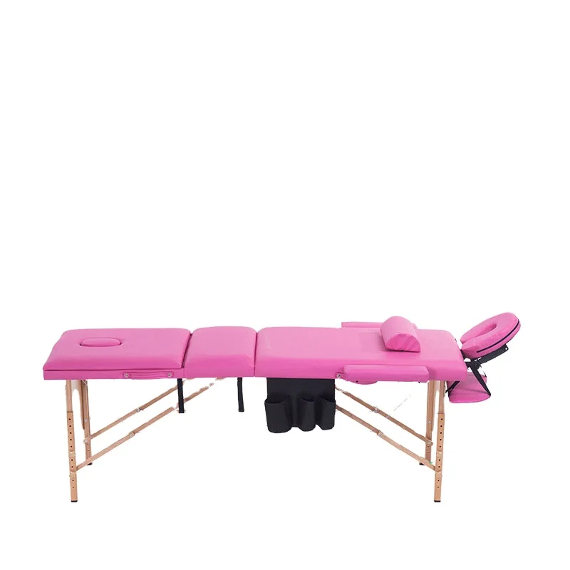 Cheap folding massage table leather portable massage table