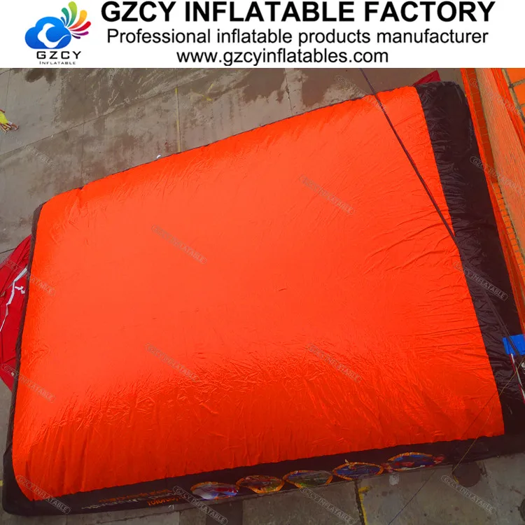 Гигантская надувная воздушная подушка из ПВХ для bmx