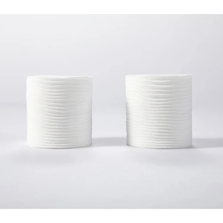 China Supplier Eco-friendly Natural 100% Face Cleaning Cotton Rounds Makeup Remover Pads Organic Cotton Pads Facial for Women