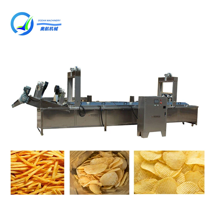 
Automatic potato chips production line potato chip machine price for factory 