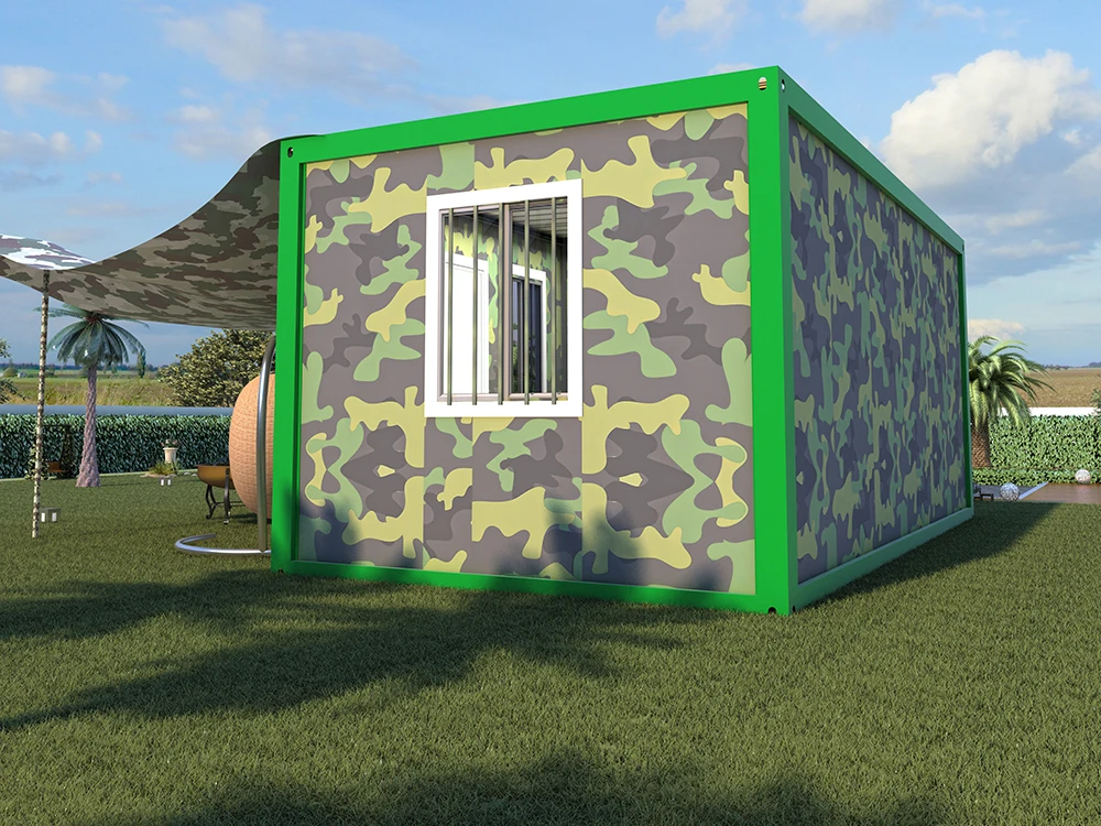 2 Bedroom Modern Cheap Camping House Tiny Prefab Modular Container Home House For Sale