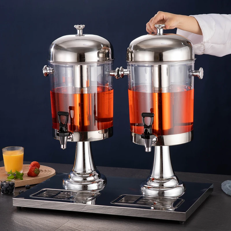 Factory Direct Beverage Dispenser Stainless Steel Commercial Juice Barrel Beverage Hotel Banquet Self-service Juice Barrel