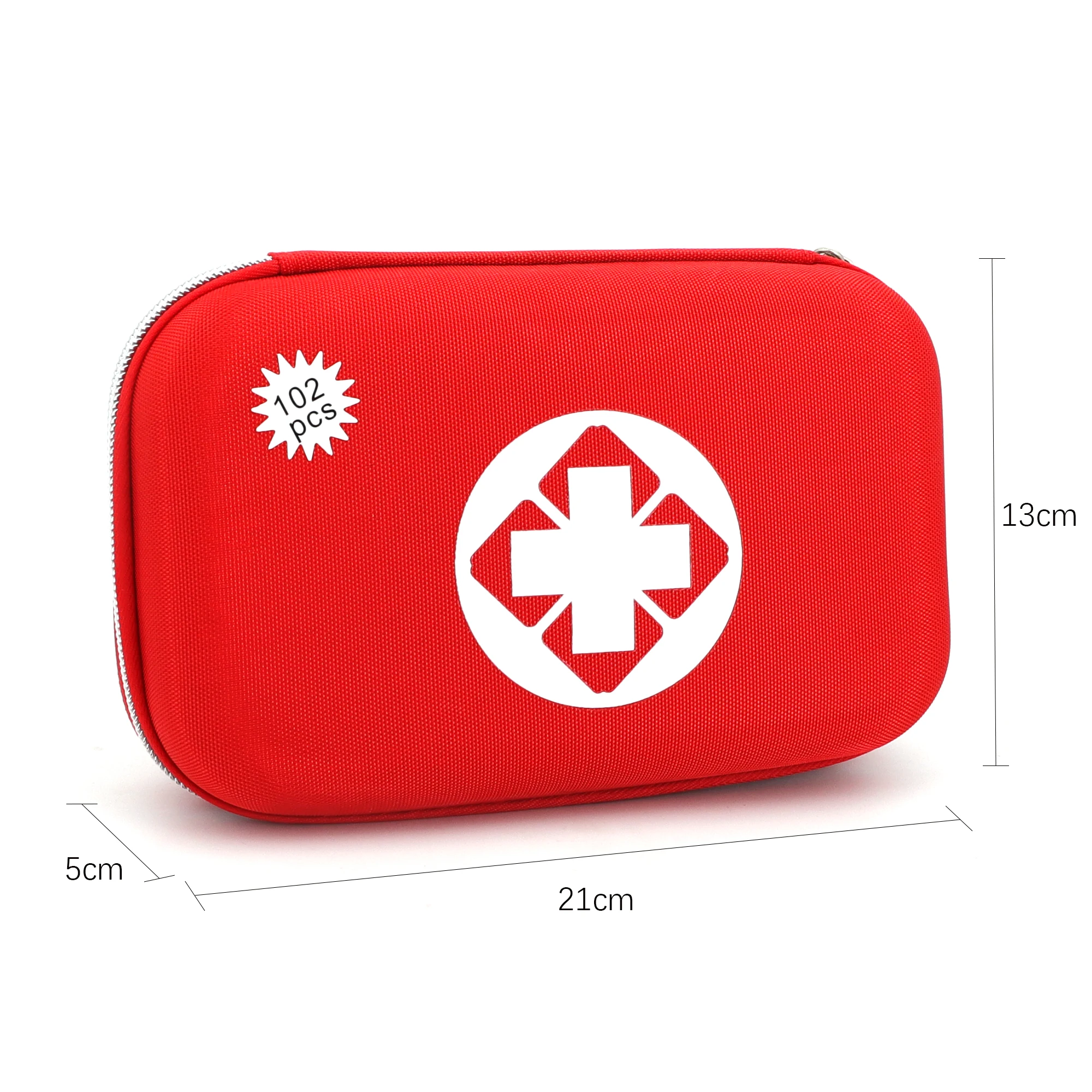 Custom waterproof personalized first aid survival emergency kit empty bag with medical supplies for camping car travel logo
