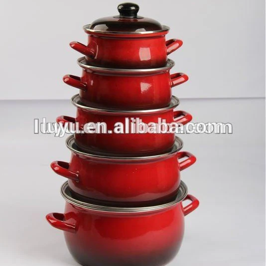 Эмаль горячий горшок кастрюля