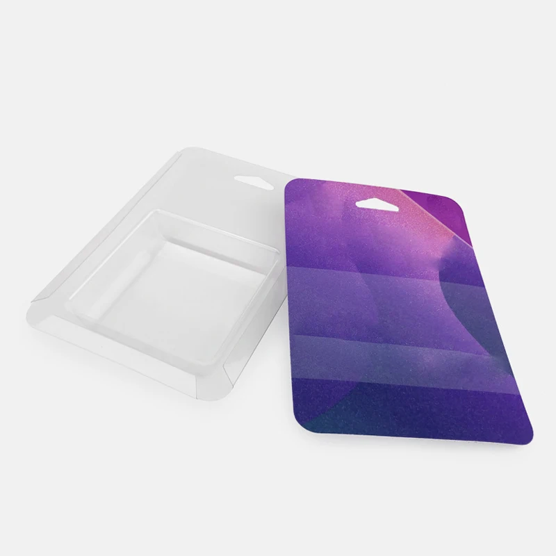 Slim Plastic Package Box New Design Carded Forming Clamshell Pvc Slide Custom Memory Card Blister Packaging Plastic Tr