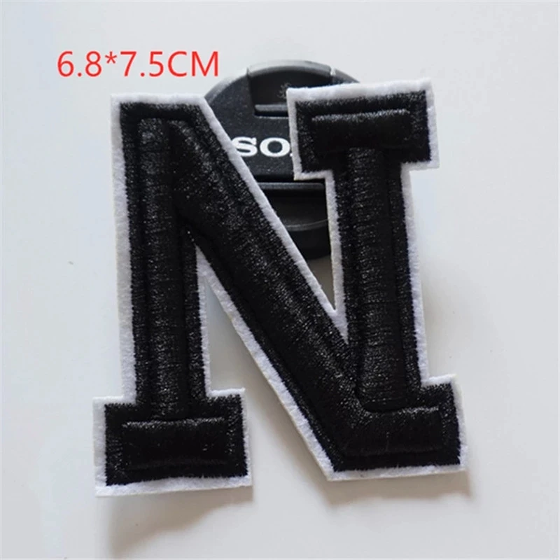 Wholesale Custom Felt Grateful Dead Hang Iron On Chenille Name Embroidery Letterman Alphabet Greek Letter Patches For Clothing