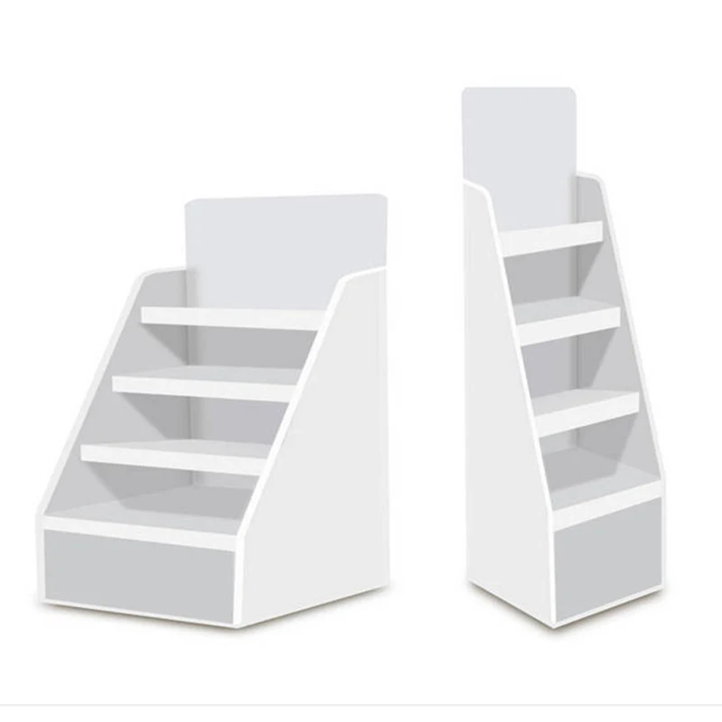Factory Price Customized Acrylic Pvc Retail Display Shelves Cardboard Display Storage Shelves