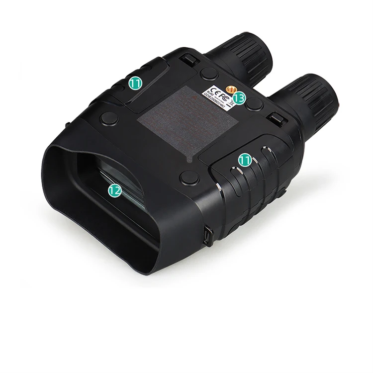 Hot good working NVG 4x night vision binocular to record video and take photo 27-0028