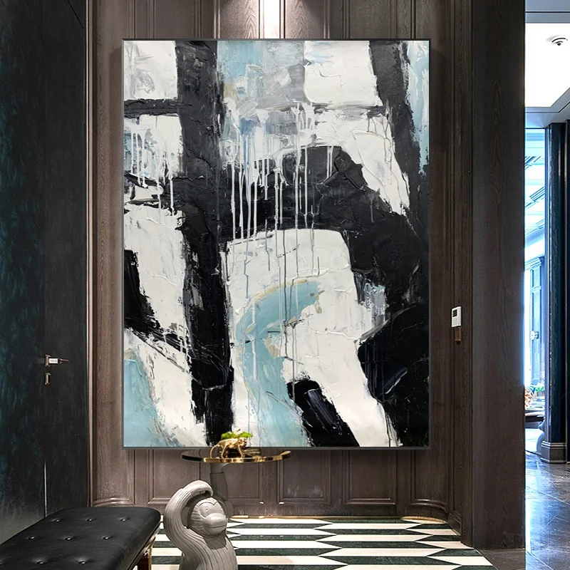 Office decorative canvas pop art oil painting modern abstract wall art design