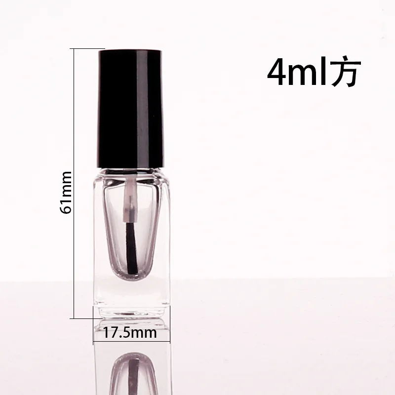 5ml 15ml round and square nail polish glass bottle paint repair glue bottle