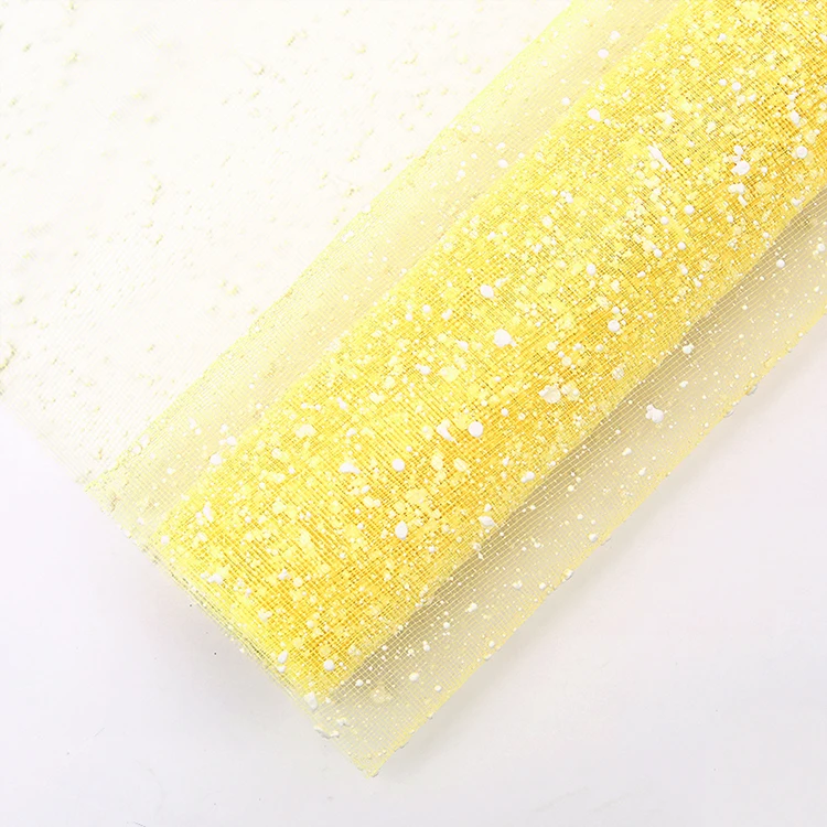 Hot sale of snow dot yarn 21-inch flower packing gauze for optimal quality and quality assurance gift flower mesh