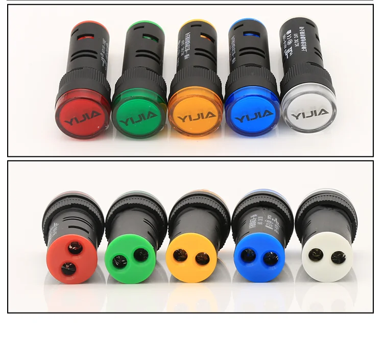 AD16-16E/K 16mm led 110v ac Anti-interference anti-induction Plastic indicator light for appliances