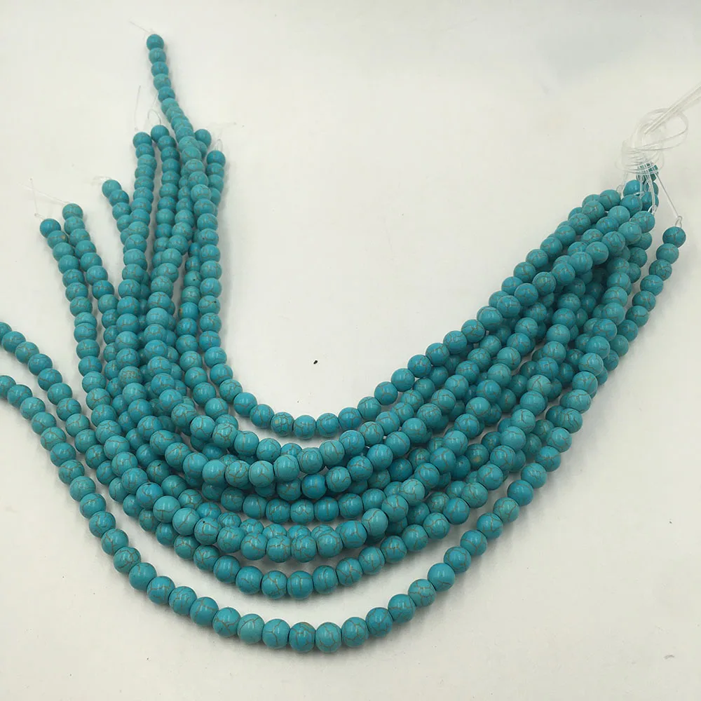 Turquoise Green 37 cm 10 mm Loose Gemstone Chips Natural Stone Jewelry in Strand Blue Beads Color to Choose From